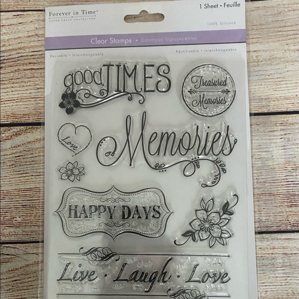 Forever in Time Clear Stamps